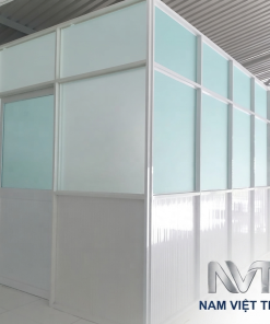 Vách ngăn nhôm kính phòng khách - không gian phòng khách - Nam Việt Tiến 5