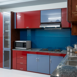 TỦ BẾP NHÔM - CỬA NHÔM KÍNH - KÍNH CƯỜNG LỰC 29 Mẫu Tủ Bếp Nhôm Kính Đẹp
