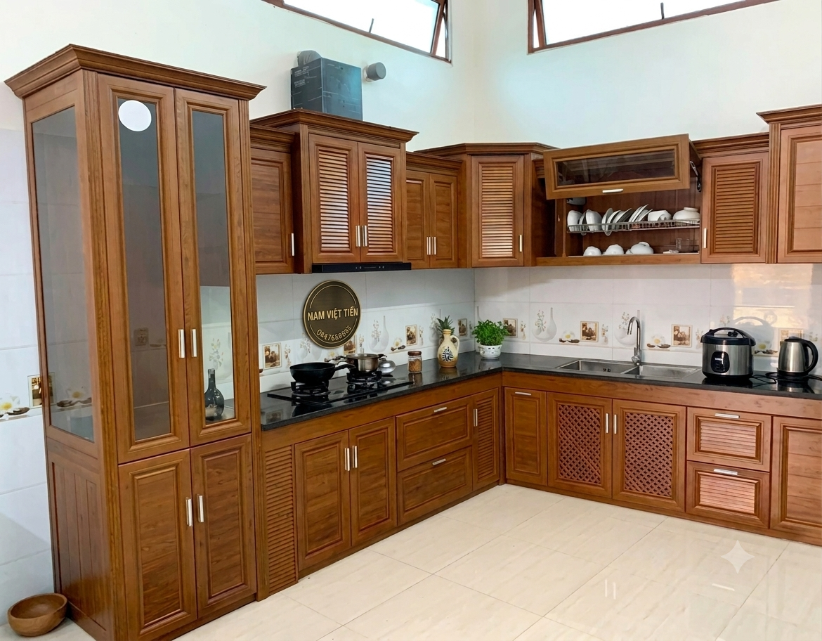 Tủ Bếp Nhôm Omega Tại TPHCM