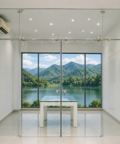Cửa kính lùa treo