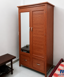 Tủ áo nhôm kính cửa mở