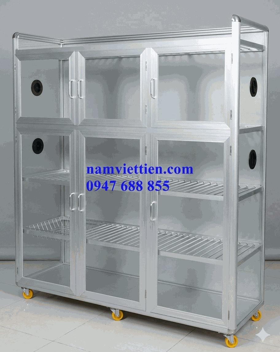 Mẫu tủ chén nhôm kính đẹp giá tốt thi công chuyên nghiệp tại TP.HCM Mẫu tủ chén nhôm kính đẹp giá tốt thi công chuyên nghiệp tại TP.HCM