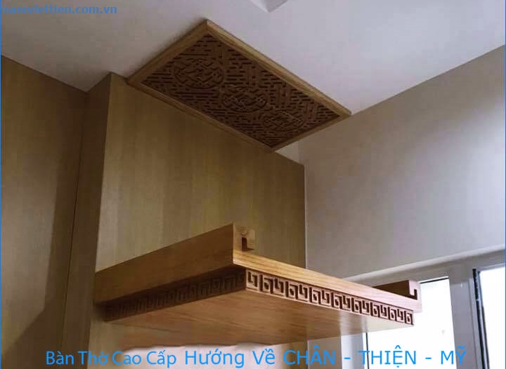 Mẫu bàn thờ treo tường đẹp