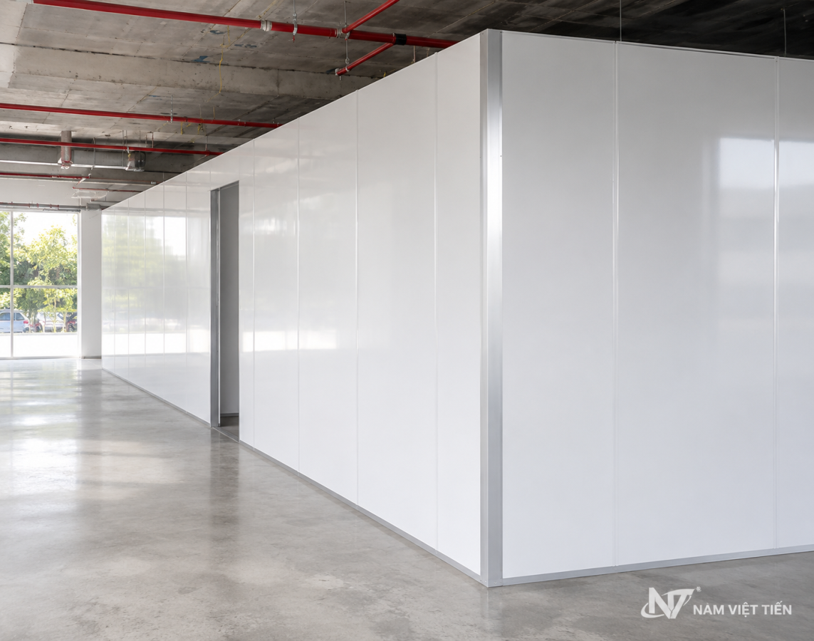 vách ngăn panel pu cho kho lạnh và phòng sạch