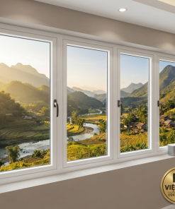 Cửa nhôm Maxpro mở trượt tiết kiệm diện tích cho nhà phố