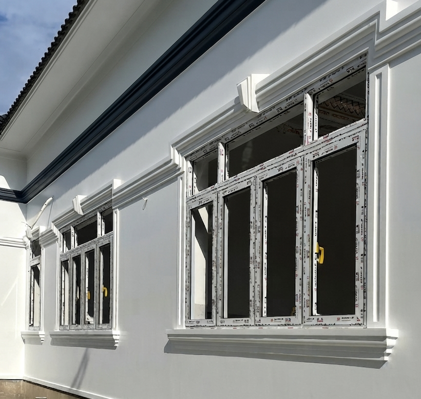 Cửa nhôm Maxpro kết hợp kính cường lực Cửa nhôm Maxpro kết hợp kính cường lực