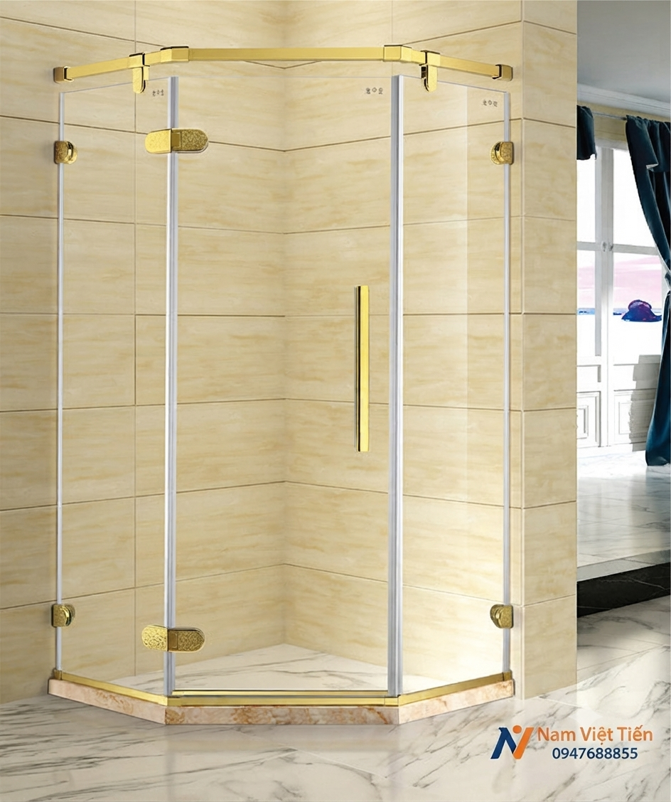 Vách tắm kính 135 độ 3 Vách tắm kính 135 độ