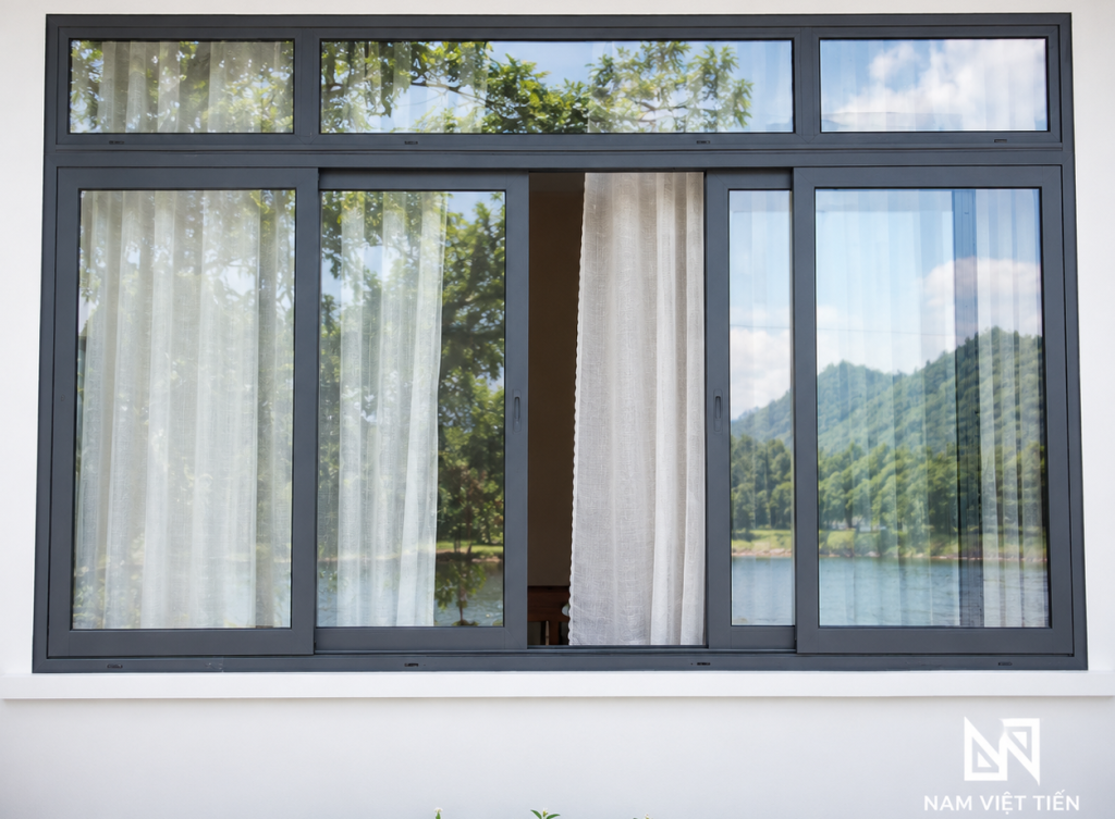 Cửa lùa Xingfa tiết kiệm diện tích Cửa lùa Xingfa tiết kiệm diện tích