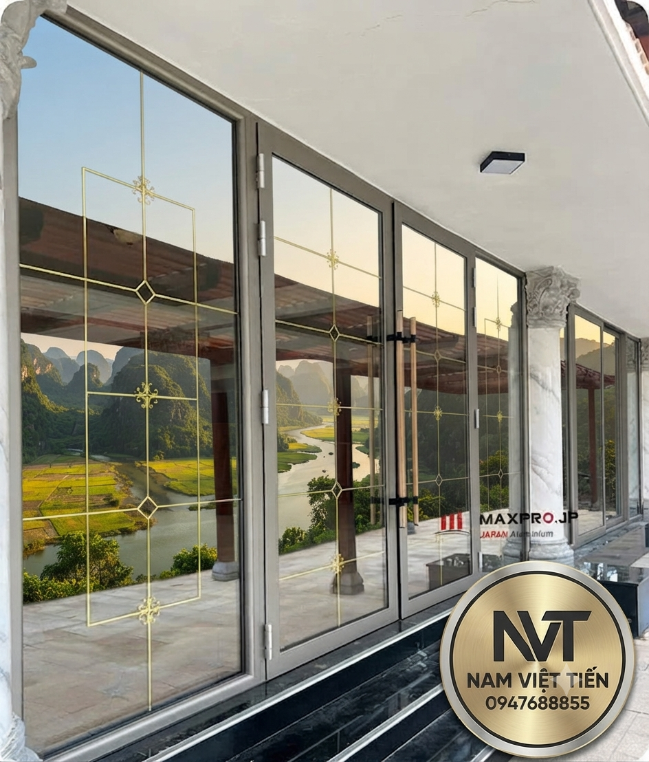 Kính dùng cho cửa nhôm Maxpro mở trượt Kính cường lực và kính hộp dùng cho cửa nhôm Maxpro mở trượt