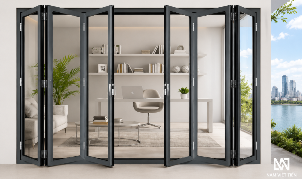 Cửa lùa Xingfa tiết kiệm diện tích Cửa lùa Xingfa tiết kiệm diện tích