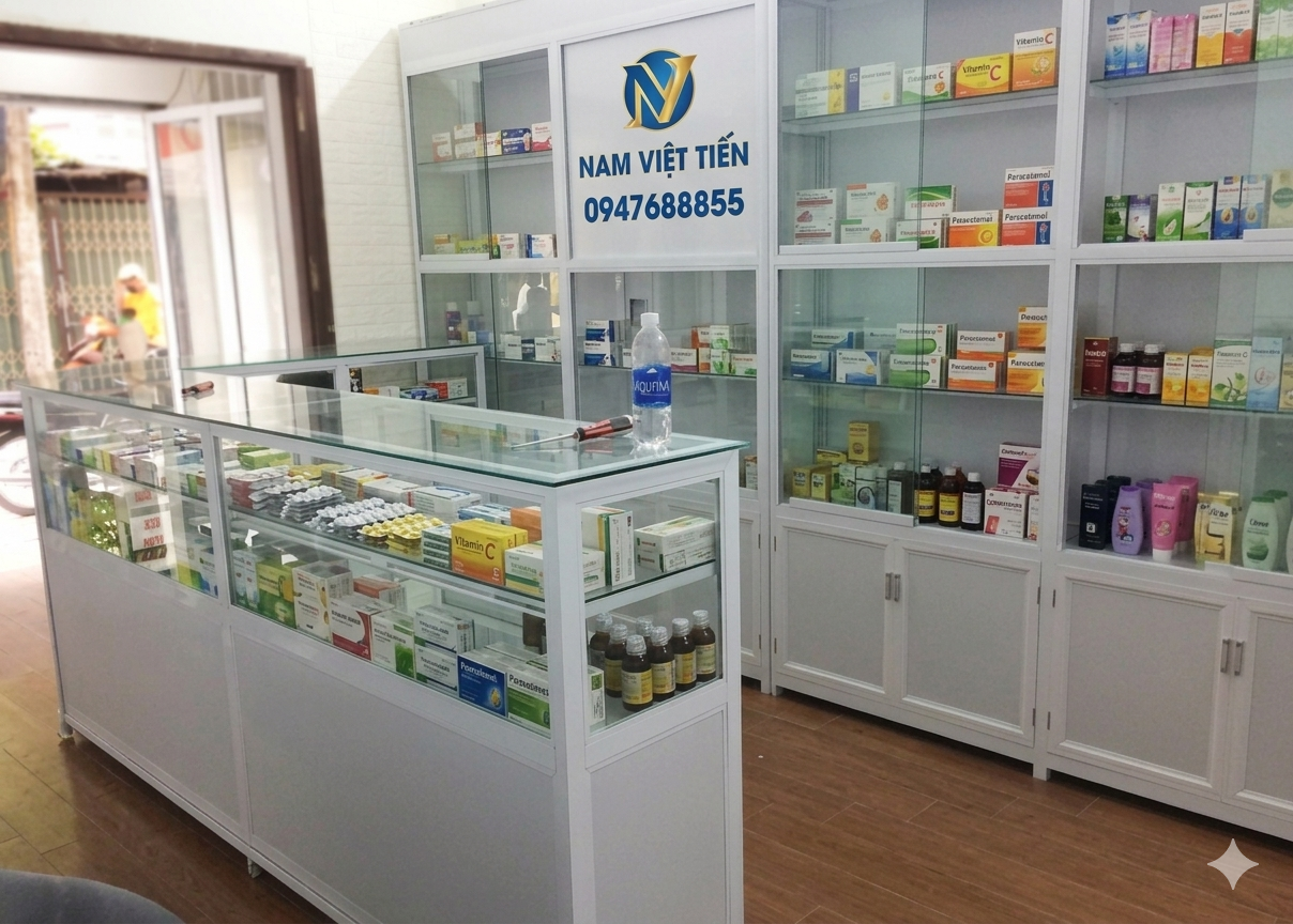 Bảng giá tủ quầy thuốc minh bạch theo hạng mục