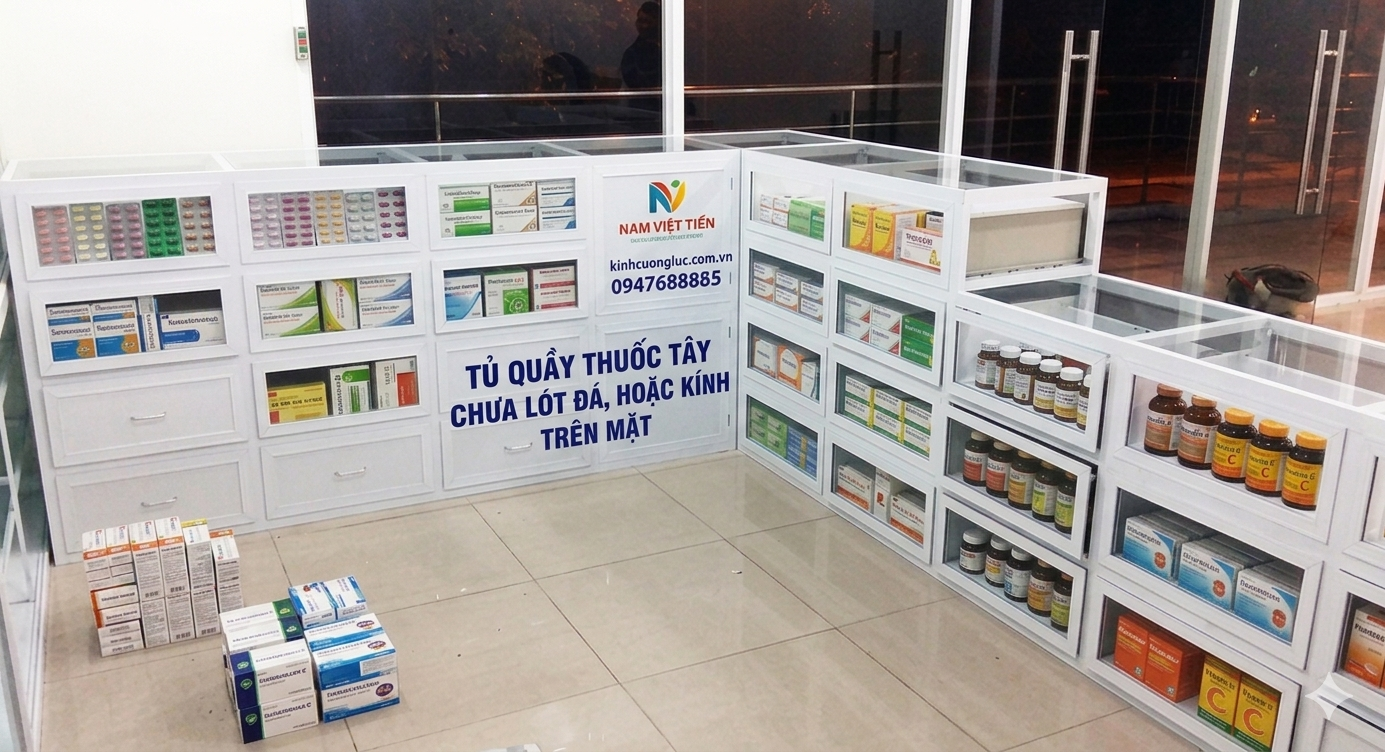 Điều kiện thi công tủ quầy thuốc tại mặt bằng