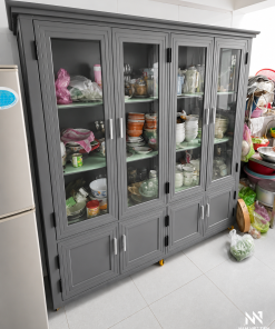 Tủ Chén Nhôm Kính Xingfa