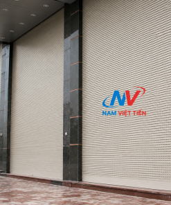 Mẫu cửa cuốn trưng bày tại showroom